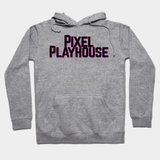 Pixel Playhouse Black Logo Hoodie